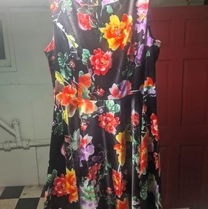 50s Style Floral Dress